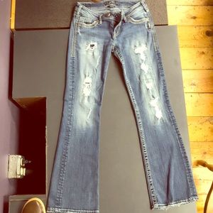 Silver Tuesday flap Jeans size 27/31